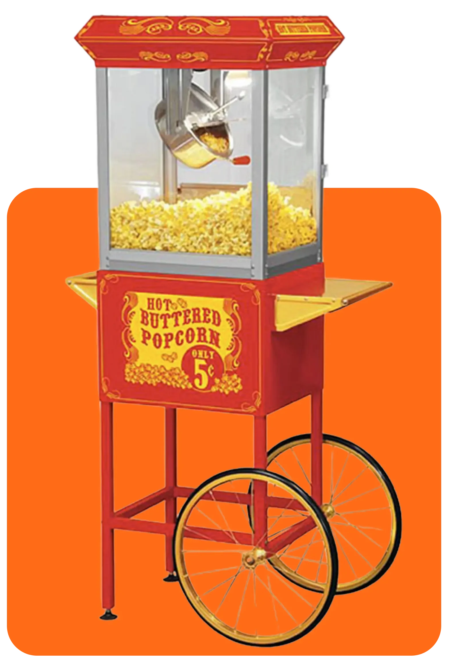 Popcorn Machine Rental with Pink Fun Rentals in Winnipeg and Kelowna