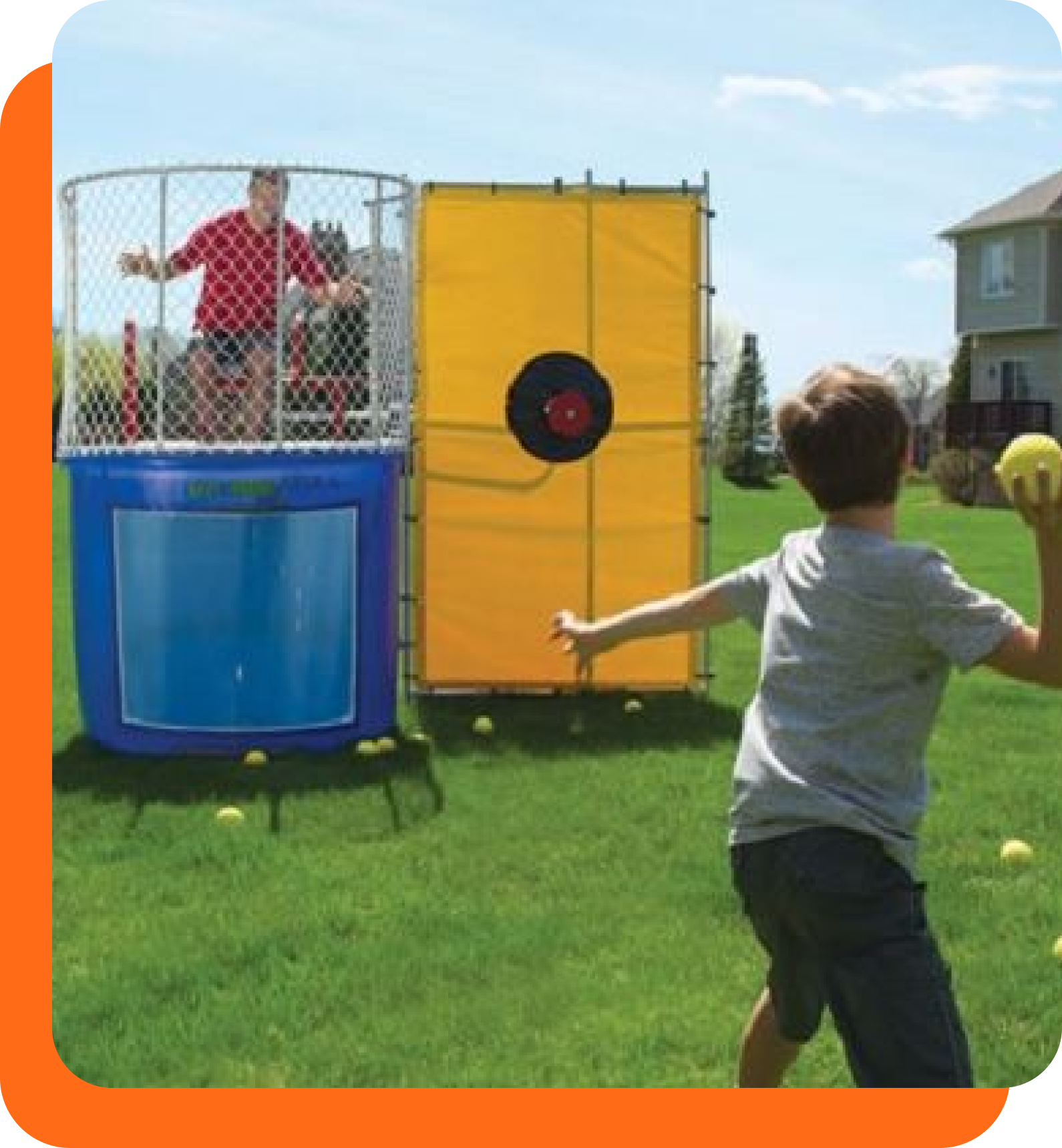 Dunk Tank L Amazing Fun Pink Fun Rentals